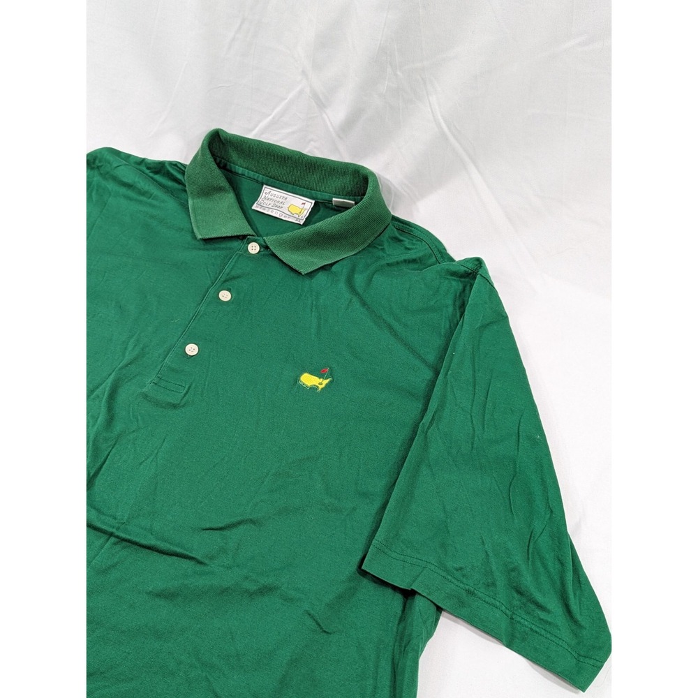The Masters Augusta National Golf Shop Slazenger Green Master's Polo‎ Men's XL